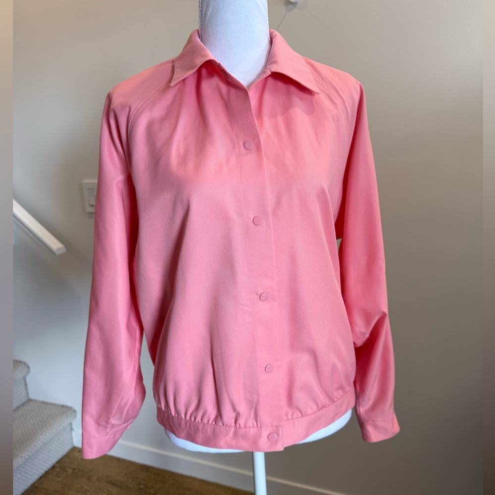 Vintage D'Allairds Bomber Jacket Size 10 Spring Closet Staple Elevated Basic